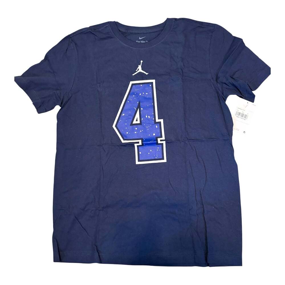 Jordan Brand Dallas Cowboys Dak Prescott #4 Navy T-Shirt